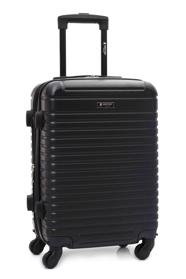 Valija carry on rígida de ABS con ruedas 360° para viaje