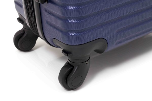 Valija carry on rígida de ABS con ruedas 360° para viaje
