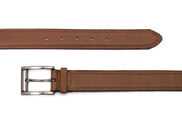 Cinturón de cuero anilina vegetal – clásico y formal