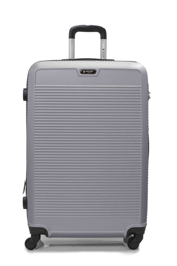 Set de 3 valijas rígidas con 4 ruedas 360° – grande, mediana y chica