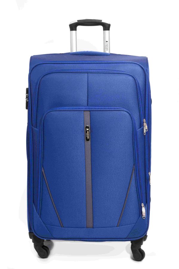 Set de 3 valijas de tela EVA con ruedas 360° para viaje