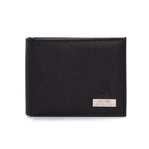 Billetera de cuero para hombre con tarjetero separado para DNI
